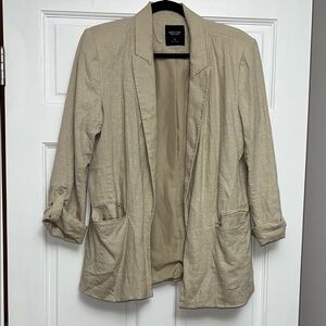 Simple Vera Vera Wang Beige Women's Blazer